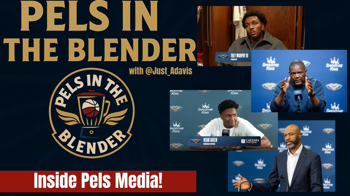just_adavis's tweet photo. New Live Pels in the Blender!

Back for a 2nd episode today! Don't miss this one as @RashadMilligan joins the show to talk about Pels Media and behind the scenes!

tap in
8:00 pm

https://t.co/cJfajhwBI8 https://t.co/DwoA0HLLXp