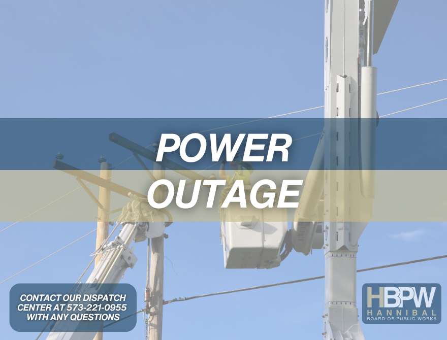 HBPW's tweet photo. 08/06/2026 at 1:53PM - A power outage is currently affecting customers served by the Red Devil substation. The HBPW is currently working to restore service and will provide updates as progress is made. For any questions, please contact our dispatch center at 573-221-0955. https://t.co/wnvLlkt5Tf