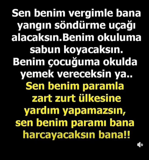 Bandral11's tweet photo. Sen, benim vergimle saltanat süremezsin kardeş, kendine gel!! https://t.co/cvjniNoHTA