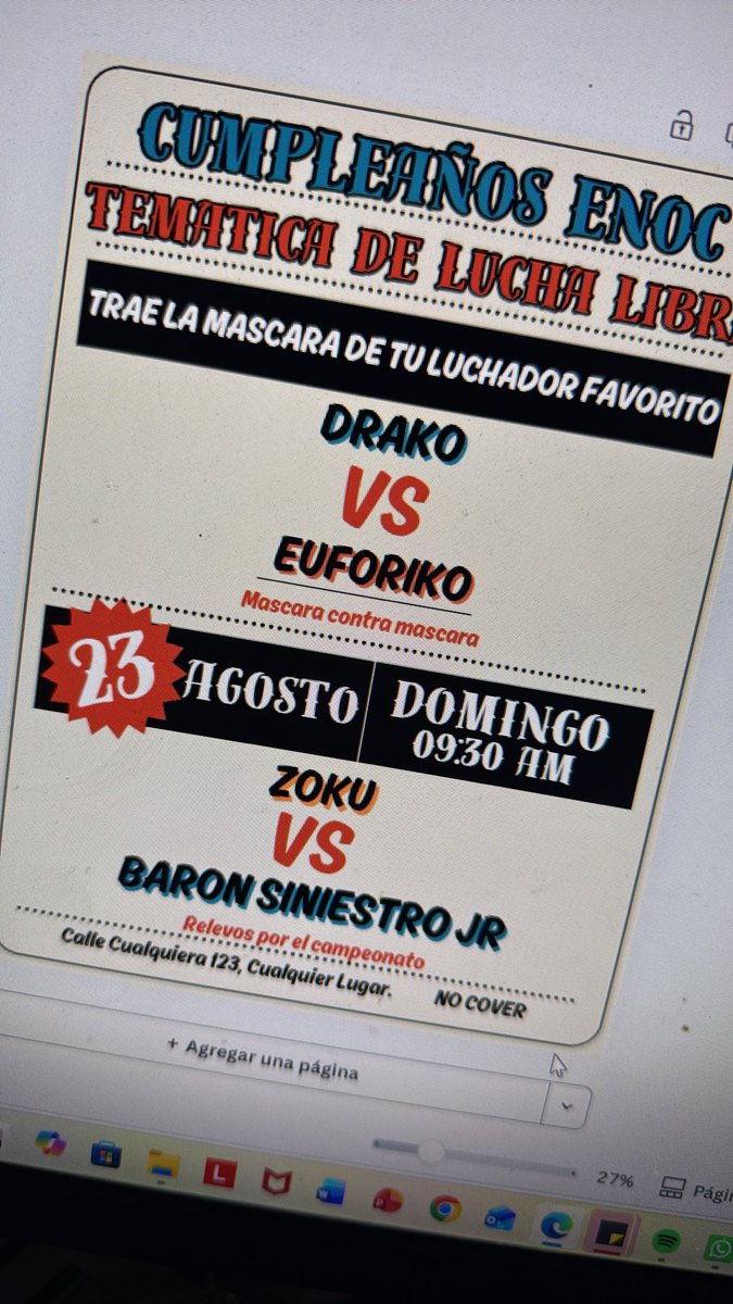 VaLizSR's tweet photo. No importa qué número de cumpleaños sea Enoc siempre querrá de Luchas https://t.co/H0WrvymQRy