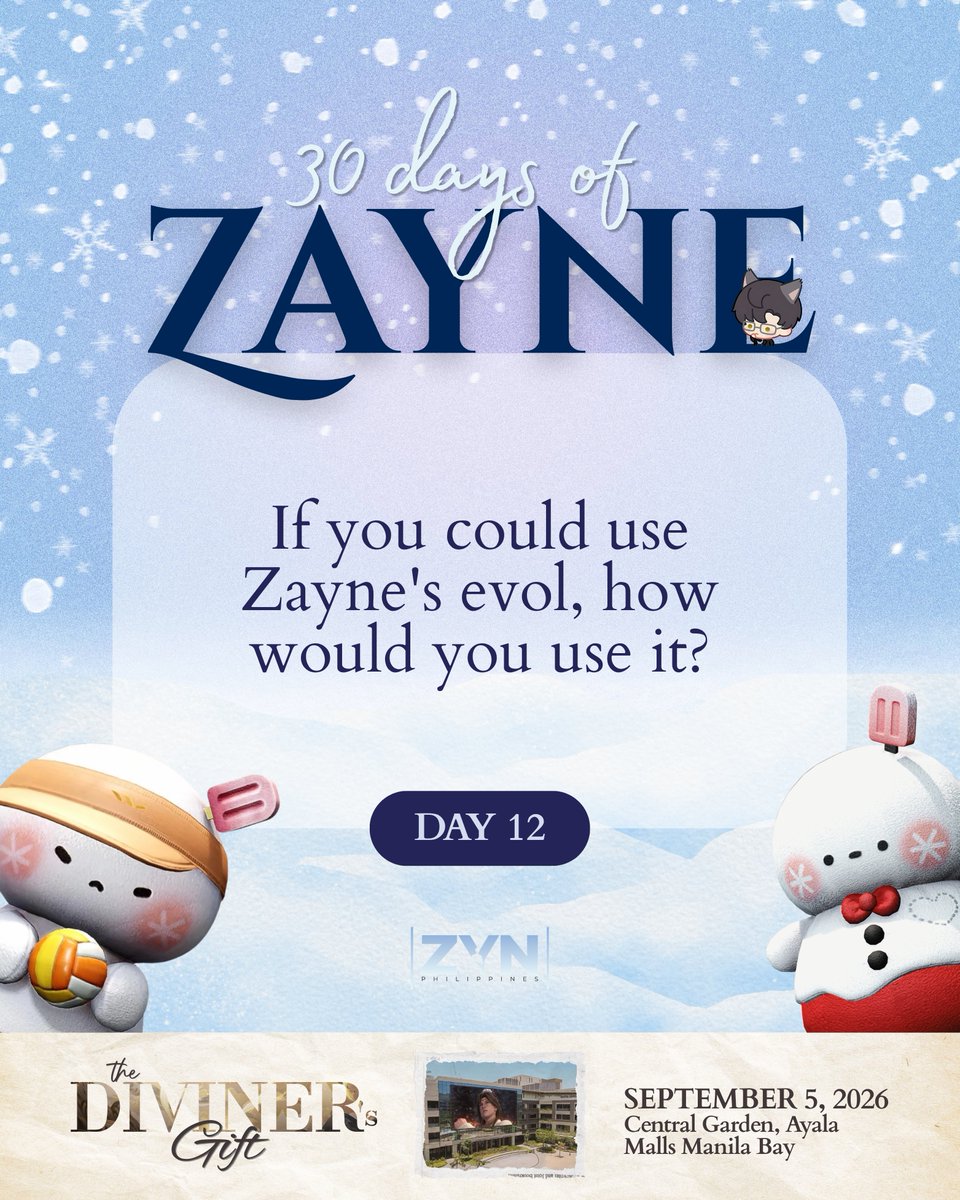 absolutezayneph's tweet photo. ✨ D-12 ✨ TO ZAYNE’S BIRTHDAY! 🥳
Quote or reply with your answers to this question:
If you could use Zayne's Evol, how would you use it?
❄
#30DaysofZayne #HappyZayneDay #Zaynetember #loveanddeepspace #zayne #TheDivinersGift #黎深 #恋与深空 #レイ #이서언