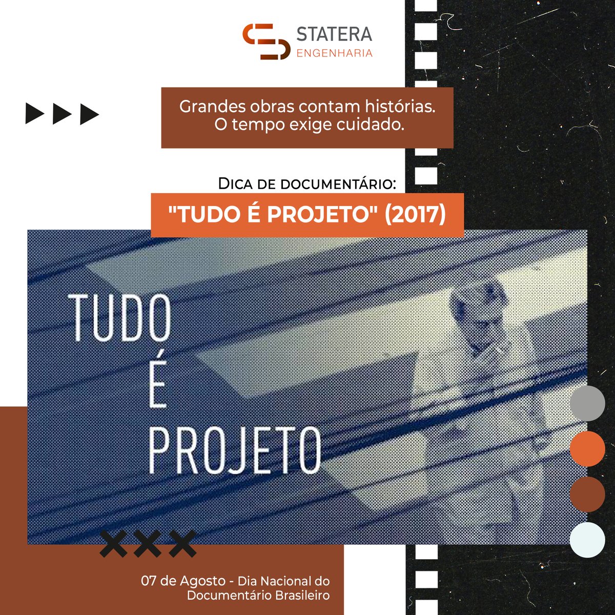 StateraL's tweet photo. Para celebrar hoje, indicamos o documentário "Tudo É Projeto" (2017), sobre o mestre do concreto Paulo Mendes da Rocha. 🎬

Grandes estruturas exigem um ciclo contínuo de manutenção. Cuidar da estrutura é proteger seu patrimônio!

Precisa de avaliação técnica? Fale conosco. 🛠️👇 https://t.co/dM3nLKA2eq