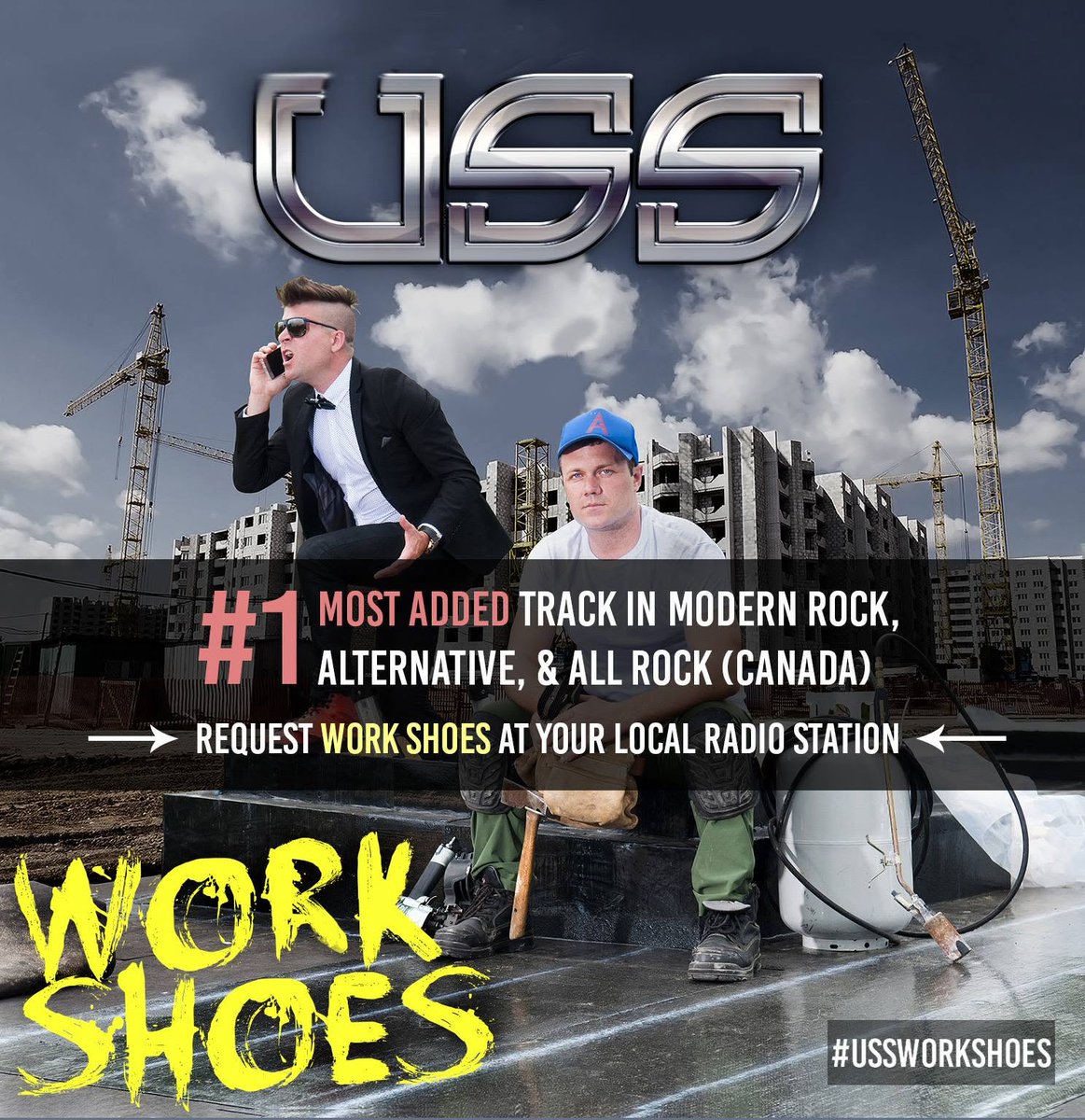 USSMUSIC's tweet photo. 10 YEARS AGO! Work Shoes was the #1 MOST added track in Modern Rock, Alternative, &amp; All Rock! 💛
A thank you to some big supporters at the time, celebrating this milestone with you!!!!!
@the_edge 
@TheZone913 
@THEPEAK
@CFOXvan 
@sonic1029
@X929 
@Y108Rocks
@LiVE885fm
@TheVerge https://t.co/BgvyBtgX2I