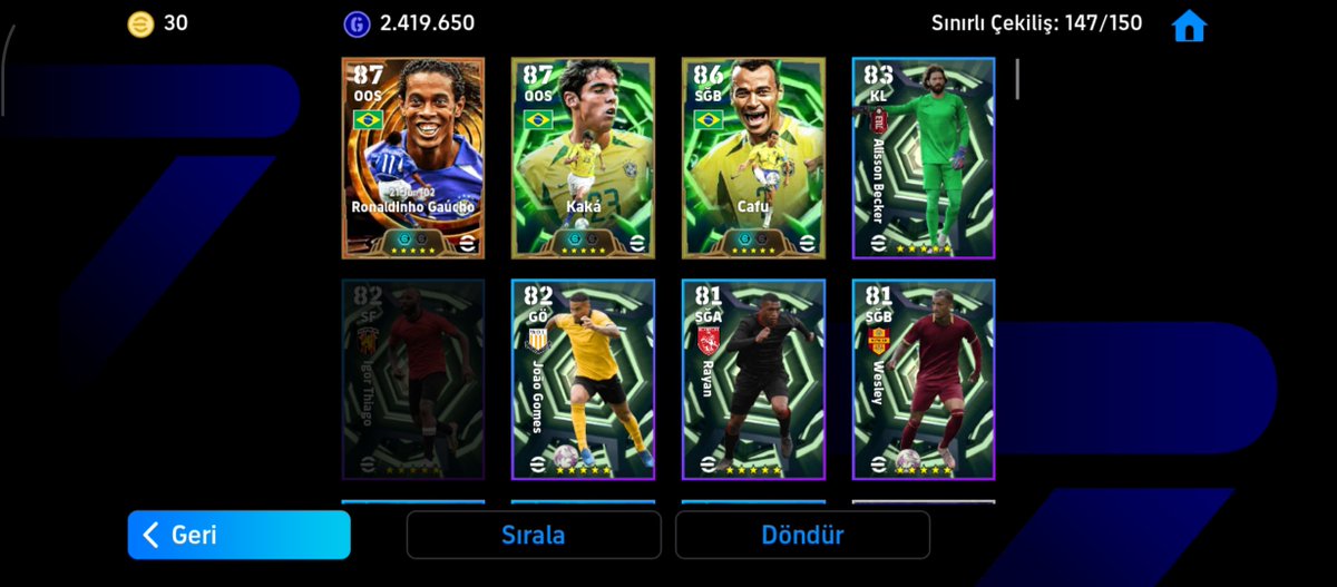 ahmet_tilba's tweet photo. @Efootball_tr Konami derdin neyse söyle kurtulalım aq daha da almayı unuttuklarımda var https://t.co/vksePRyTUP