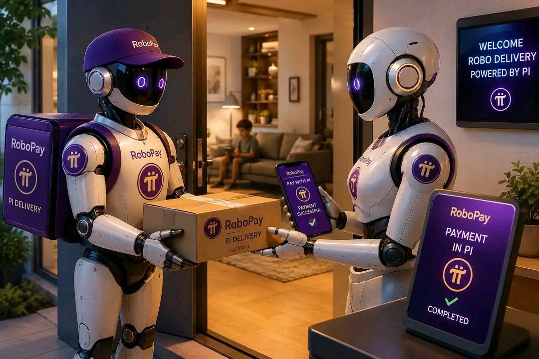 PiMigrate's tweet photo. #RoboPay powers the future of autonomous #commerce . 🤖💜 Robots can deliver products, purchase supplies, and complete secure #payments using #PiNetwork without human intervention. The #AI -driven machine #economyUSA is evolving faster than ever. 🚀 https://t.co/q3EIYe1leV