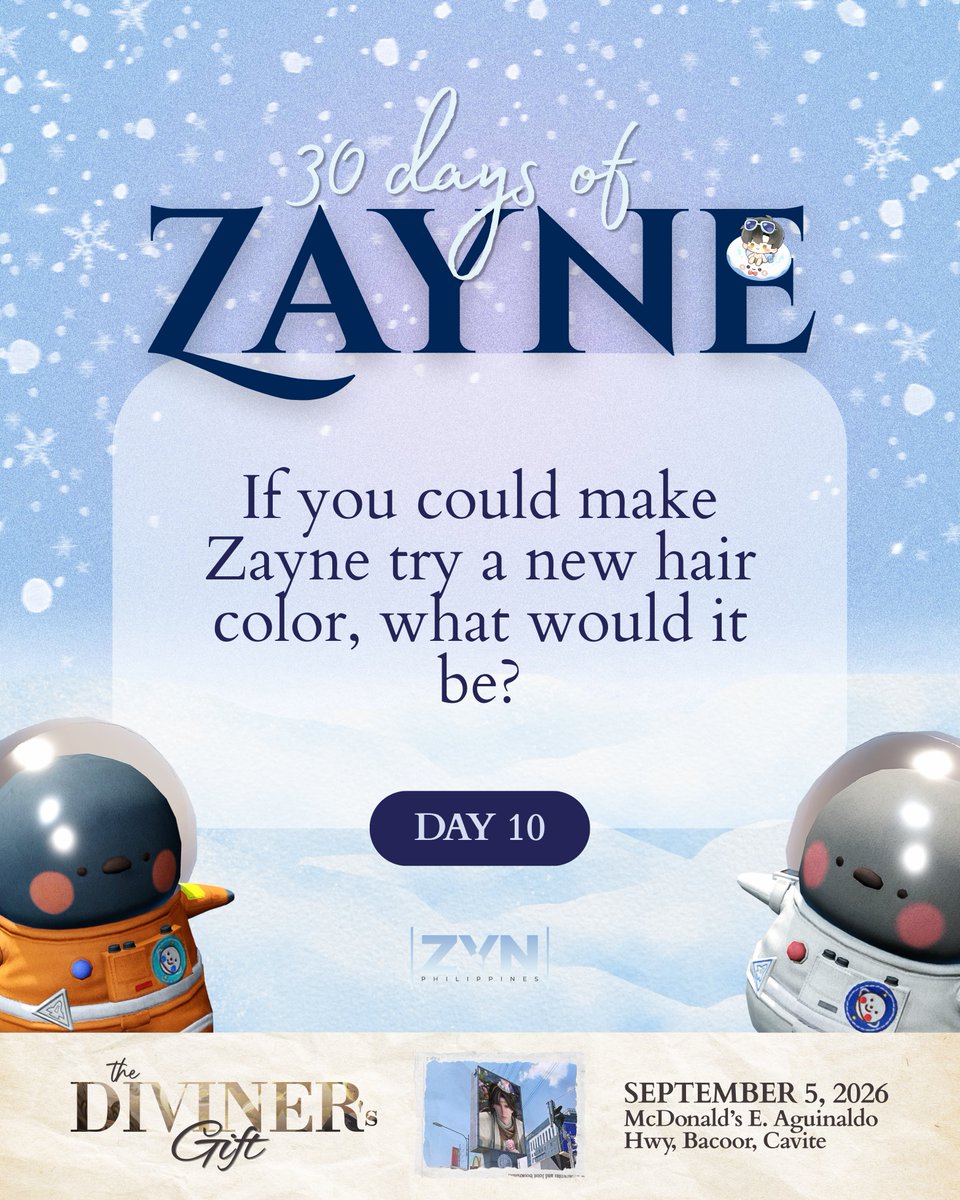 absolutezayneph's tweet photo. ✨ D-10 ✨ TO ZAYNE’S BIRTHDAY! 🥳
Quote or reply with your answers to this question:
If you could make Zayne try a new hair color, what would it be?
❄
#30DaysofZayne #HappyZayneDay #Zaynetember #loveanddeepspace #zayne #TheDivinersGift #黎深 #恋与深空 #レイ #이서언