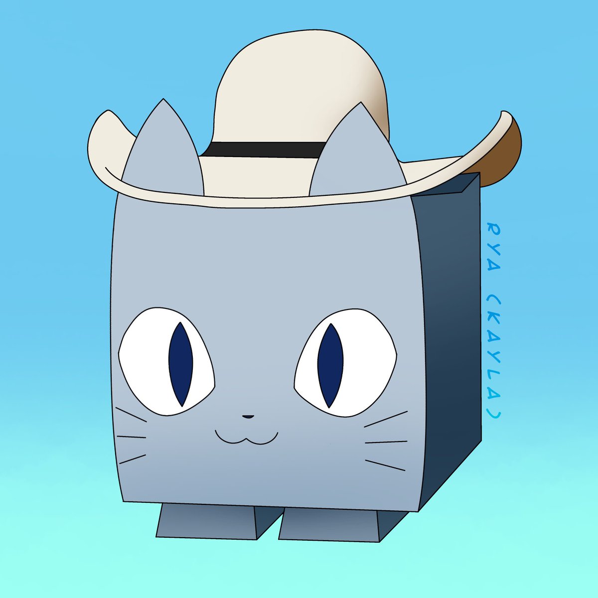 rya2626's tweet photo. YEEEEE HAW #cat #cowboy #yeehaw #ps99 #petsim #petsimulator #petsimulatorx #petsimulator99 #fanart https://t.co/TFIlTiiHf2
