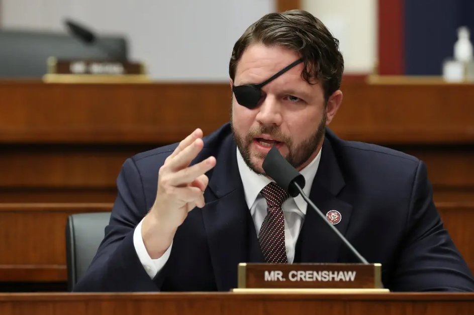 NewsWire_US's tweet photo. Rep. Dan Crenshaw (R-TX) Tells Americans Facing High Prices to ‘Stop Whining, Get a Job, Eat Ramen’ https://t.co/3XRGBh8p4p