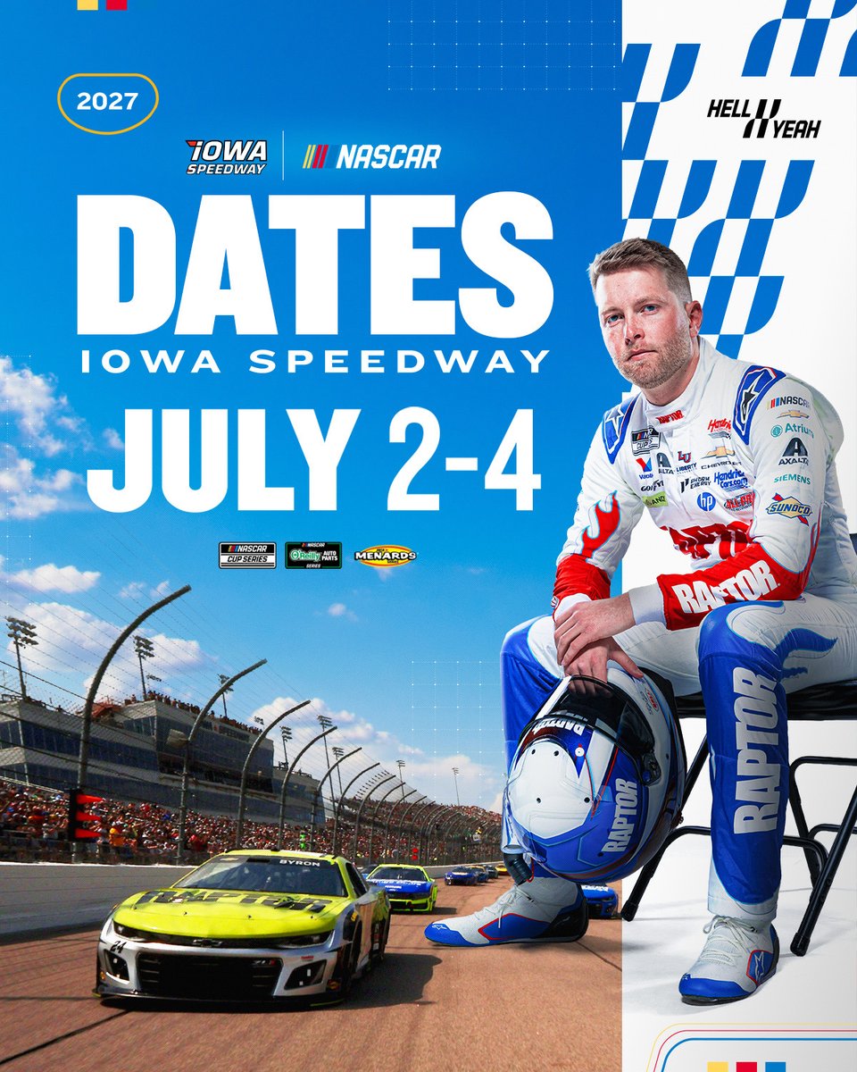 iowaspeedway's tweet photo. We know what we'll be doing for the 4th of July next year... racing!! https://t.co/Ov3JI89vFZ