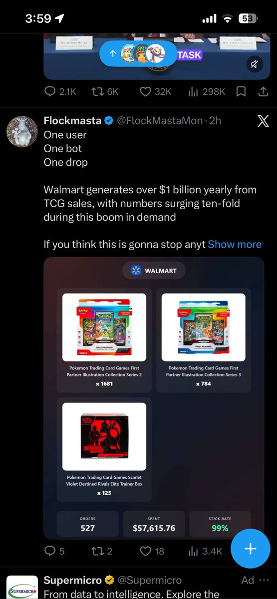 Ape801wareMA's tweet photo. Hey @Pokemon  @Walmart  you believe we should all join or do we all just keep getting screwed? Bc I'm sick of this and IOS Walmart backdoor that still isn't patched. No matter what they say. It's joining the only way to win? https://t.co/XmNMI9kzQ0