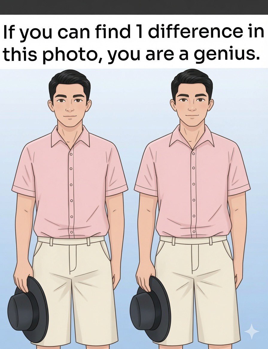 emanaliat's tweet photo. If you can find one difference in this photo then you have a good eyesight https://t.co/ZSk99gyElZ