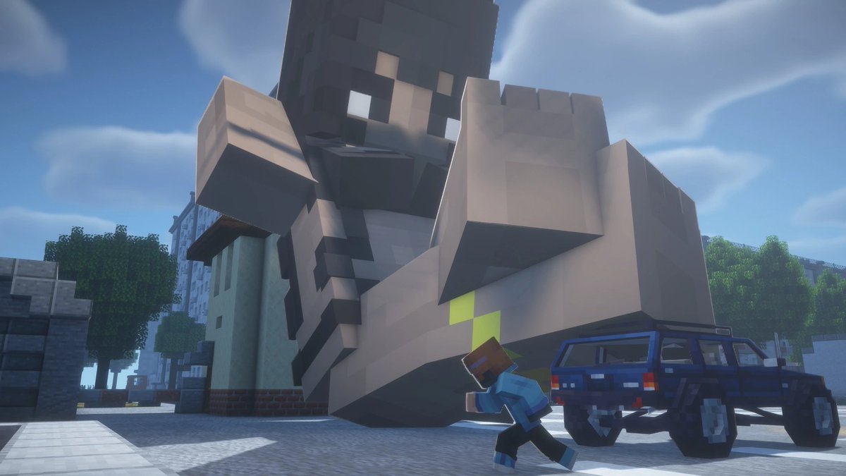 d11bat152897's tweet photo. Giantess car crush Minecraft https://t.co/cdXyRRFRNb
