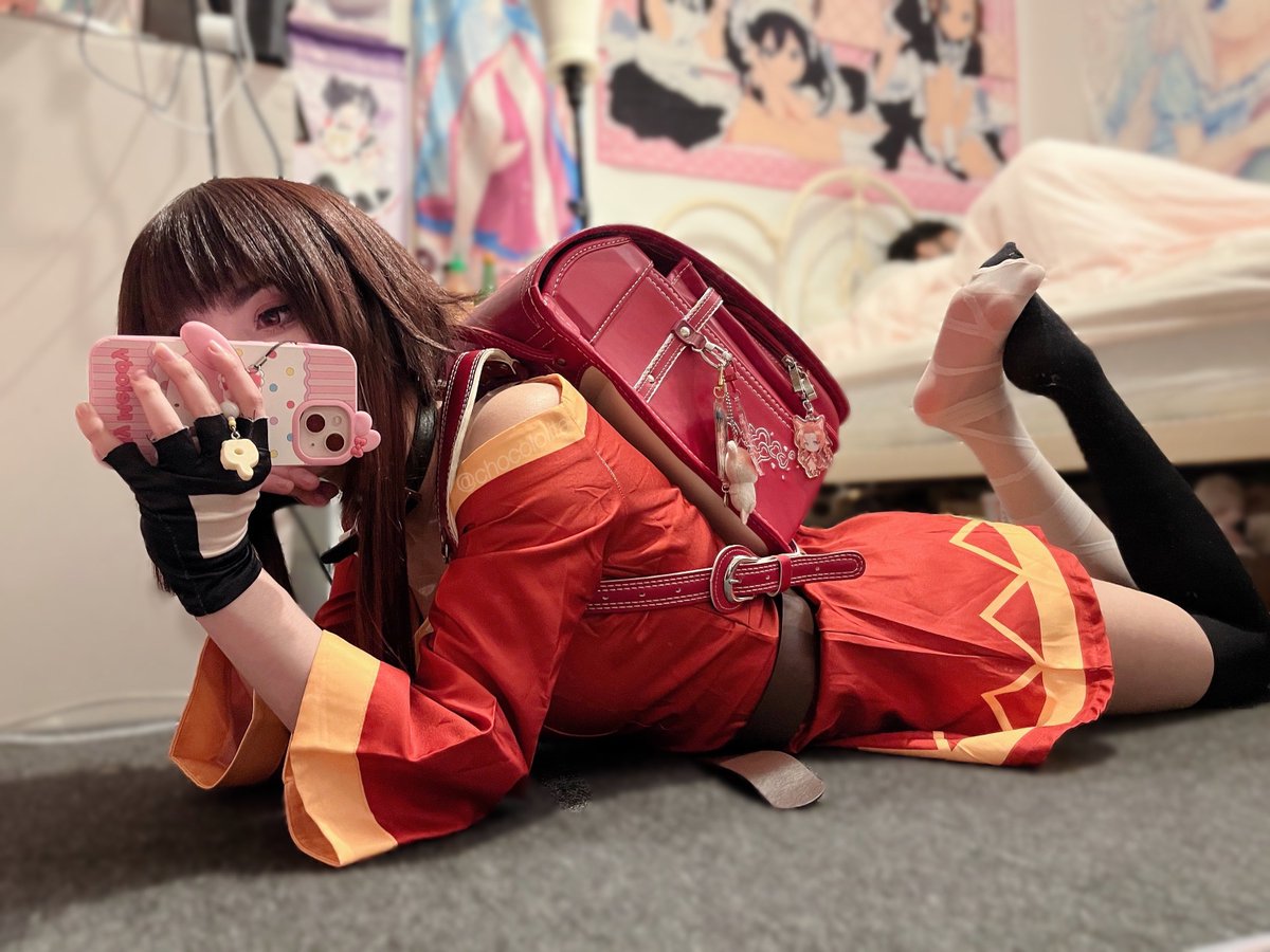 chocoloIita's tweet photo. randoseru + megumin 💢💢 https://t.co/CtRfKgNk5B