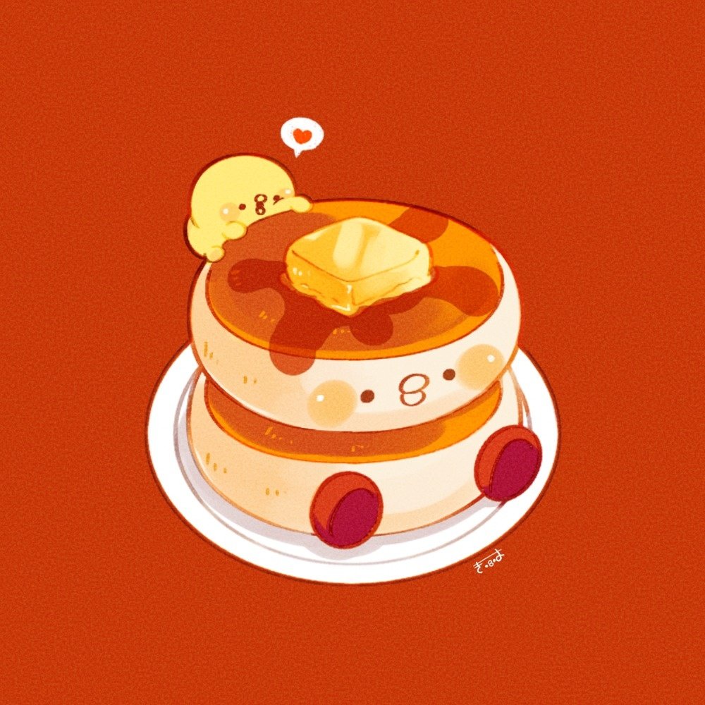 パンケーキ🥞🐥❤ #きみピヨ