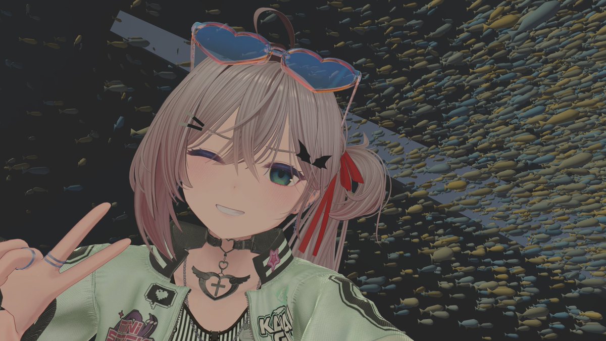 t0hak_VRC's tweet photo. おはよー! たくさんのおさかなさんと一緒!
#Ribera3D https://t.co/UR527GAz69
