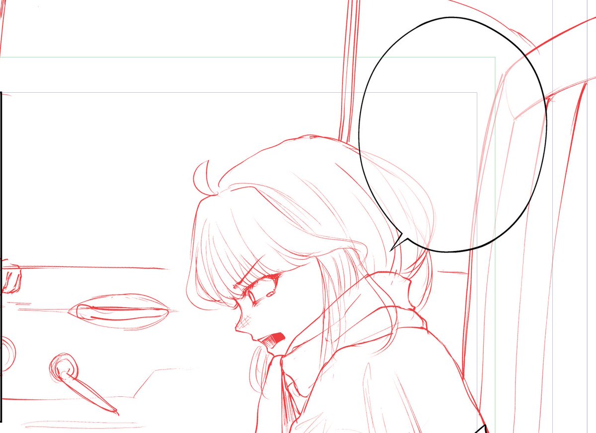 himamebeans's tweet photo. どうせペン入れの時に綺麗に描くんやからもうちょい気楽に下書きしたいもんですね https://t.co/rHBCqSJizz