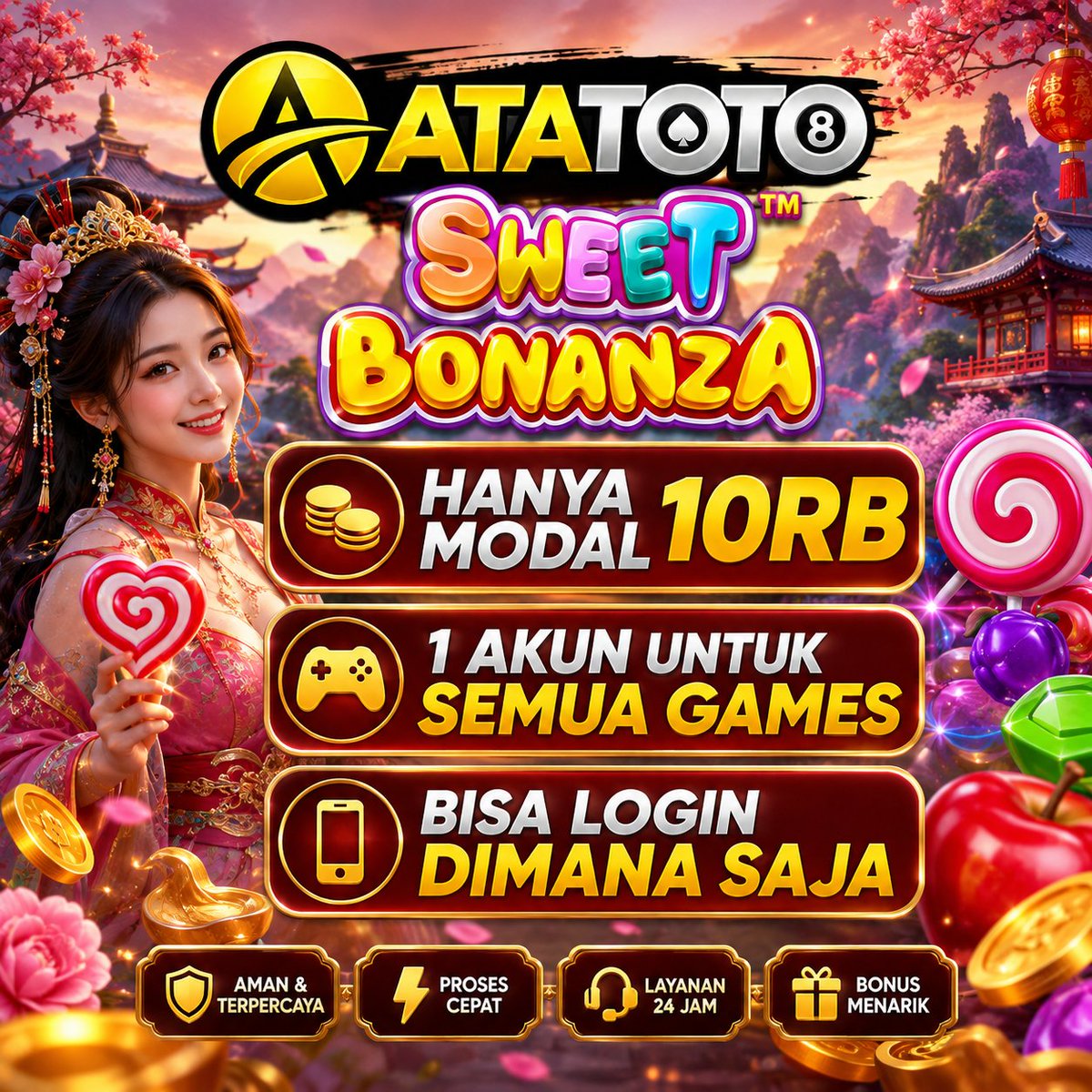 SelvyOktareh's tweet photo. Mulai dari 10RB, satu akun untuk berbagai pilihan game favorit! ๐ฎ
โจ Login dari berbagai perangkat
โก Proses cepat
๐ฑ Praktis & mudah diakses
๐ก๏ธ Layanan responsif
Gabung sekarang di ATATOTO dan nikmati pengalaman hiburan digital yang lebih seru!
#ATATOTO #GameOnline #Gaming https://t.co/hQQ3gmsl85