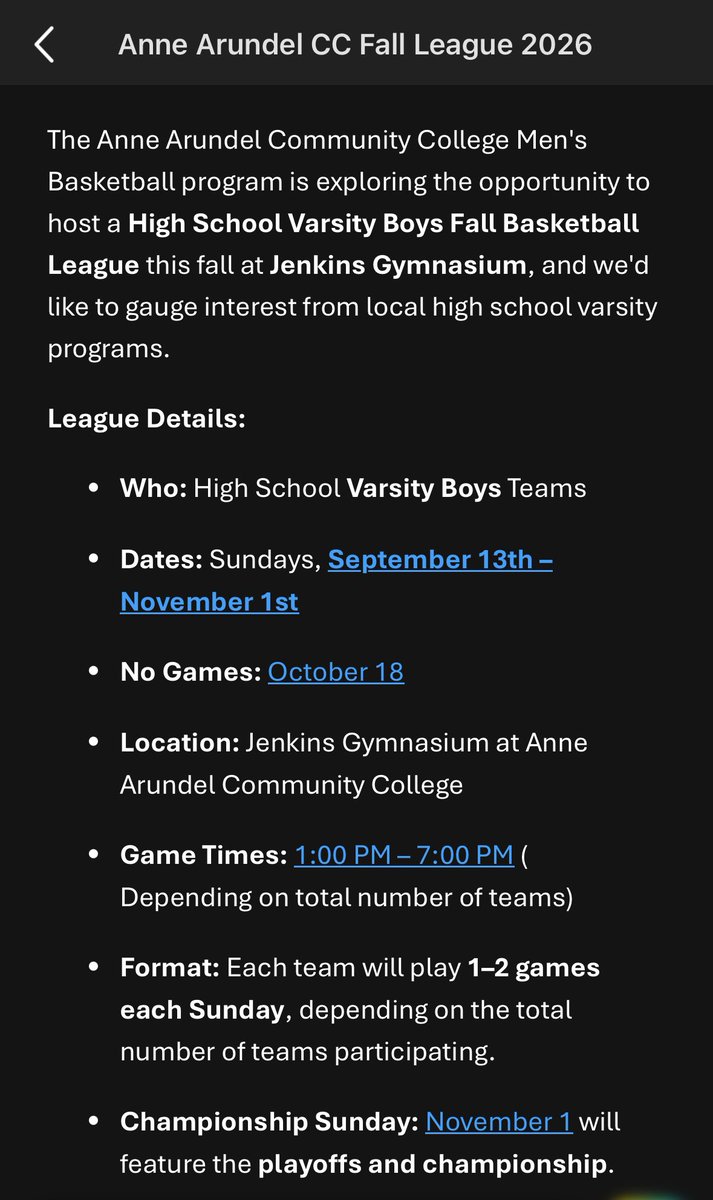 CoachJay_Jr's tweet photo. @riverhawks_mbb Fall League for HS DMV schools. If you are interested feel free to reach out https://t.co/T0gNvQiPES