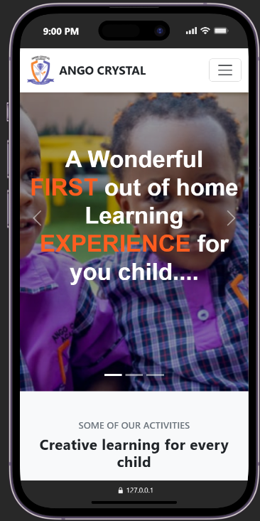 wileddigital's tweet photo. Just delivered this website for ANGO CRYSTAL Clean, fast and 100% responsive looks perfect on desktop and phone. Every school and business deserves a proper digital home.
Who’s next? DM me.#WebDeveloper #ResponsiveWebsite #WebDesignNigeria #WilledDigital #SchoolWebsite https://t.co/FZGJiqbKdn