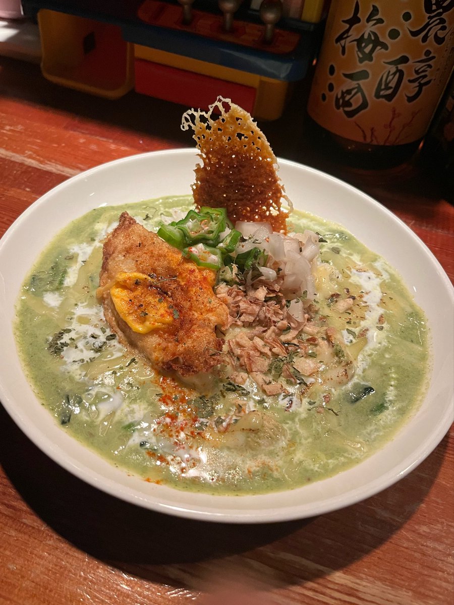 Garage_HotRod's tweet photo. NEW!
『ほうれん草のチキンスパイスカレー』全部のせ
ご飯少なめ 揚げ玉子&炙りチーズ2倍
さっそく食べに来てくれてありがとうねー。
#徳島 #art #BarGARAGE #徳島カレー #徳島スパイスカレー https://t.co/CsSiR6EtuO