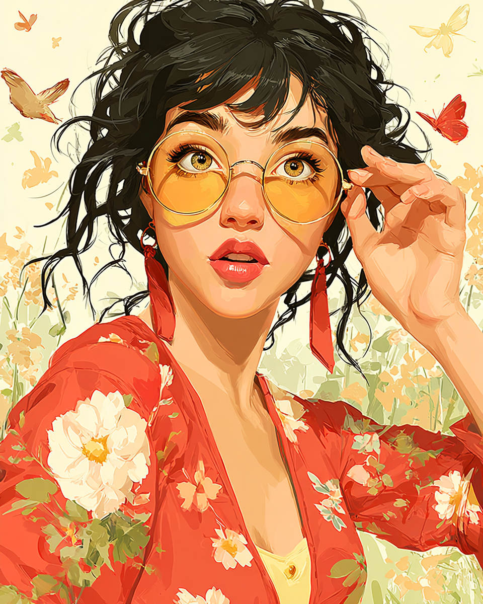 CarolynIott's tweet photo. --sref 547099
Midjourney 7
Autumn palette of hot coral, mustard, powder pink.
Painterly style.
#sref https://t.co/cWwHuA1jU5