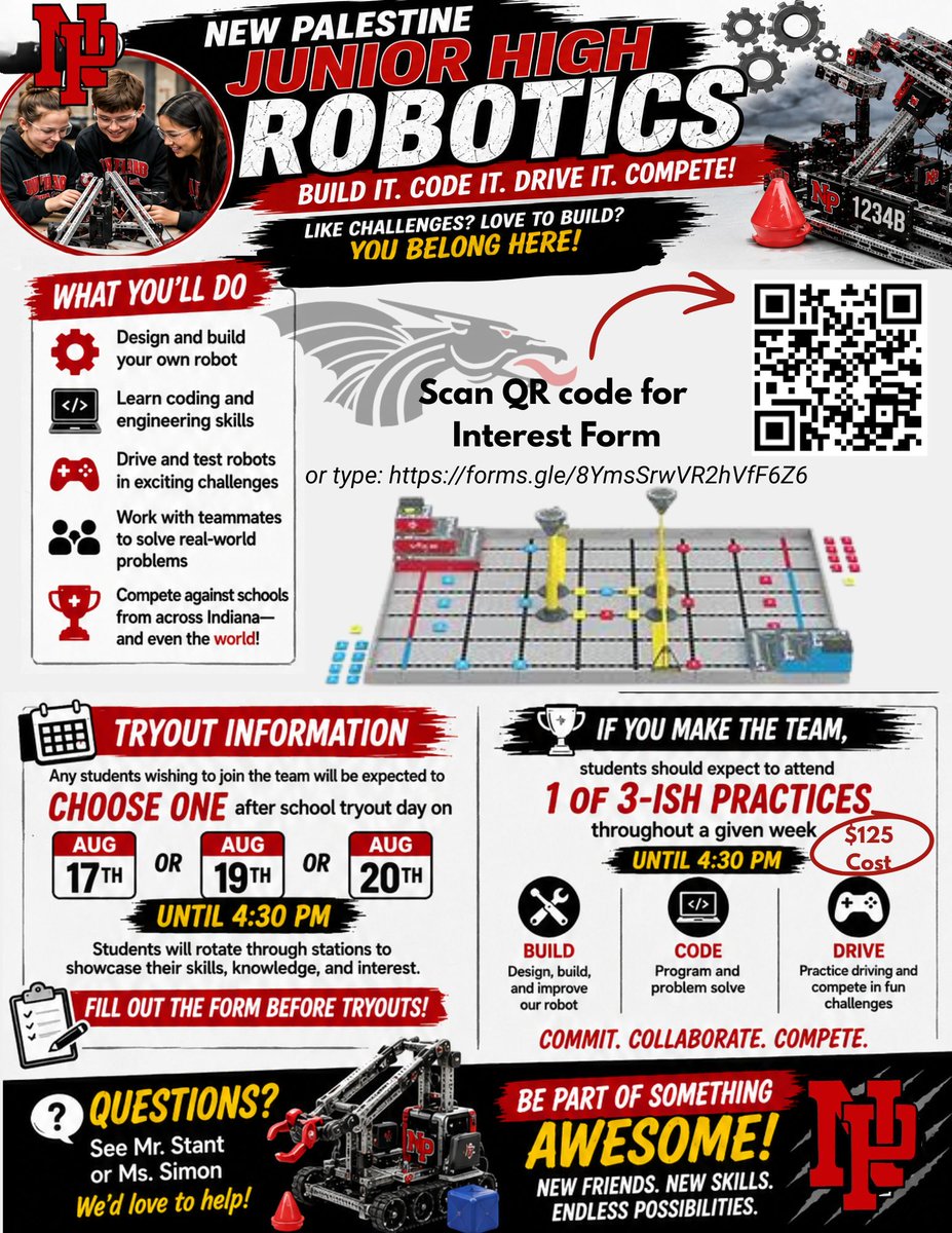 NPJHGuidance's tweet photo. Be In The Know! Interested in Robotics? Check it out!
LINK: https://t.co/RaYMFDUVAG @NewPalCS #newpalproud https://t.co/txMEvgZCKb