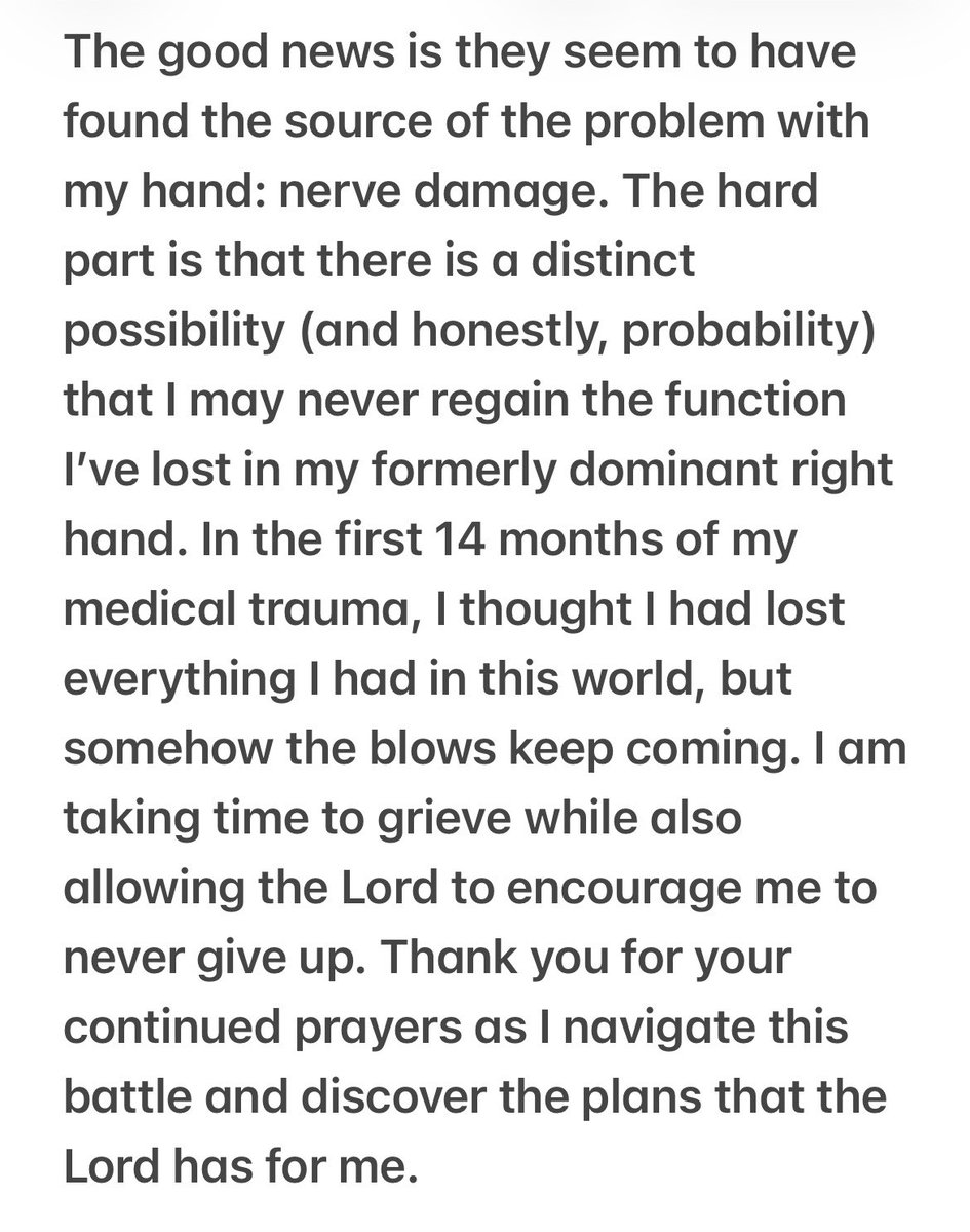 heidylouisa's tweet photo. #medicaltrauma #faithinChrist #nervedamage #EMG #prayforme #theGospel #worshipisalifestyle #disabledlife #walkbyfaith #authenticChristianity #relationshipwithGod #discipleship #stagesofgrief #trustintheLord #prayerrequest #spiritualwarfare #inChrist #joyoftheLord #agape https://t.co/GbeBfOlVxL