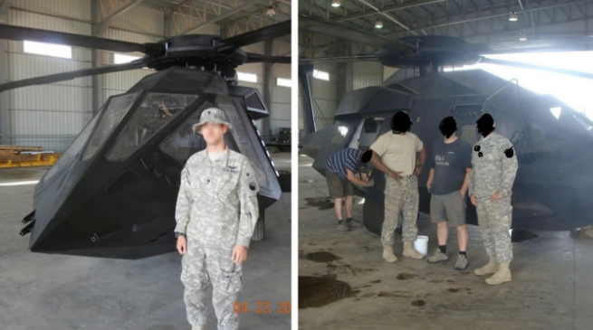 Valor_Gear's tweet photo. The Return of the Quiet Ones:  Stealth Helicopters
Operation Neptune Spear
On May 1, 2011 the compound where Bin Ladin was living was silently invaded by two highly modified stealth Blackhawk helicopters.  One crashed and was destroyed but the mission was accomplished.  A stealth helicopter was also used in Vietnam in 1972 by the CIA when a highly modified Hughes 500P was sent to wire tap North Vietnamese communications.  This helo was nearly undetectable (soundwise) and also accomplished its task of stealth operations.  The stealth helicopter advances within the US arsenal remain one of the closest guarded secrets, much like the men who are in them. Valor is in you.  Set it free.