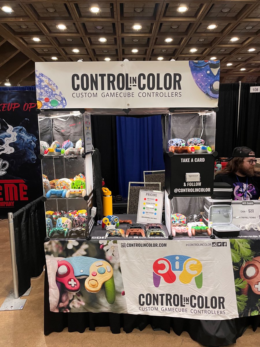 ControlInColor's tweet photo. Hello supernova! Come by the booth, right across from the creator stage. https://t.co/WW96CW7yHB
