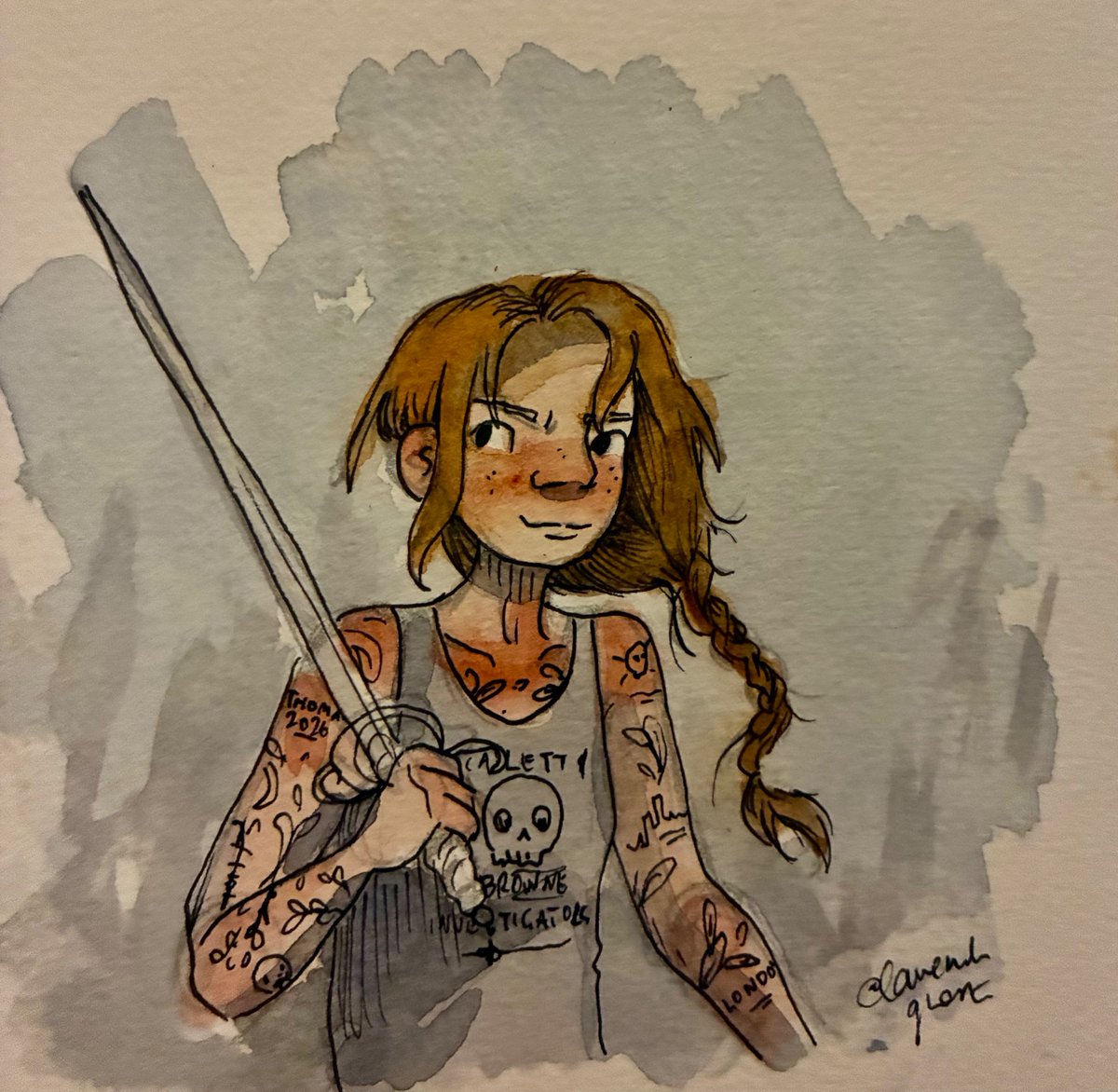 lavenderghostco's tweet photo. tonight's doodle!!
based on some chats with @72Scopley and @AnaLusaD1 , here's Scarlett if she existed in Lockwood and Co's world!!
DON'T YOU KNOW SHE'D BE A BADASSSSSS
#SaveLockwoodandCo
- #NicePyjamas https://t.co/sR9SOPOsEE