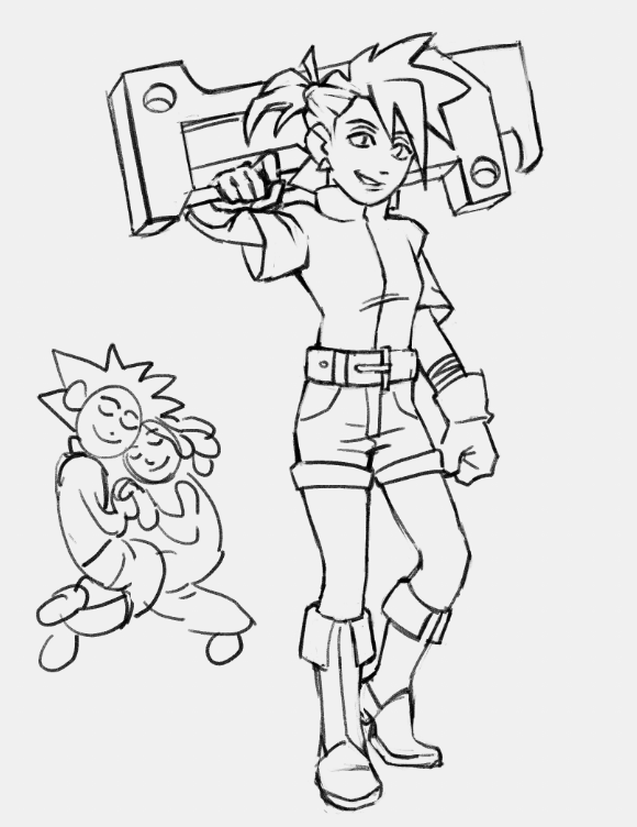 GimelWRX's tweet photo. Zena doodle https://t.co/OgeGWsZKRJ