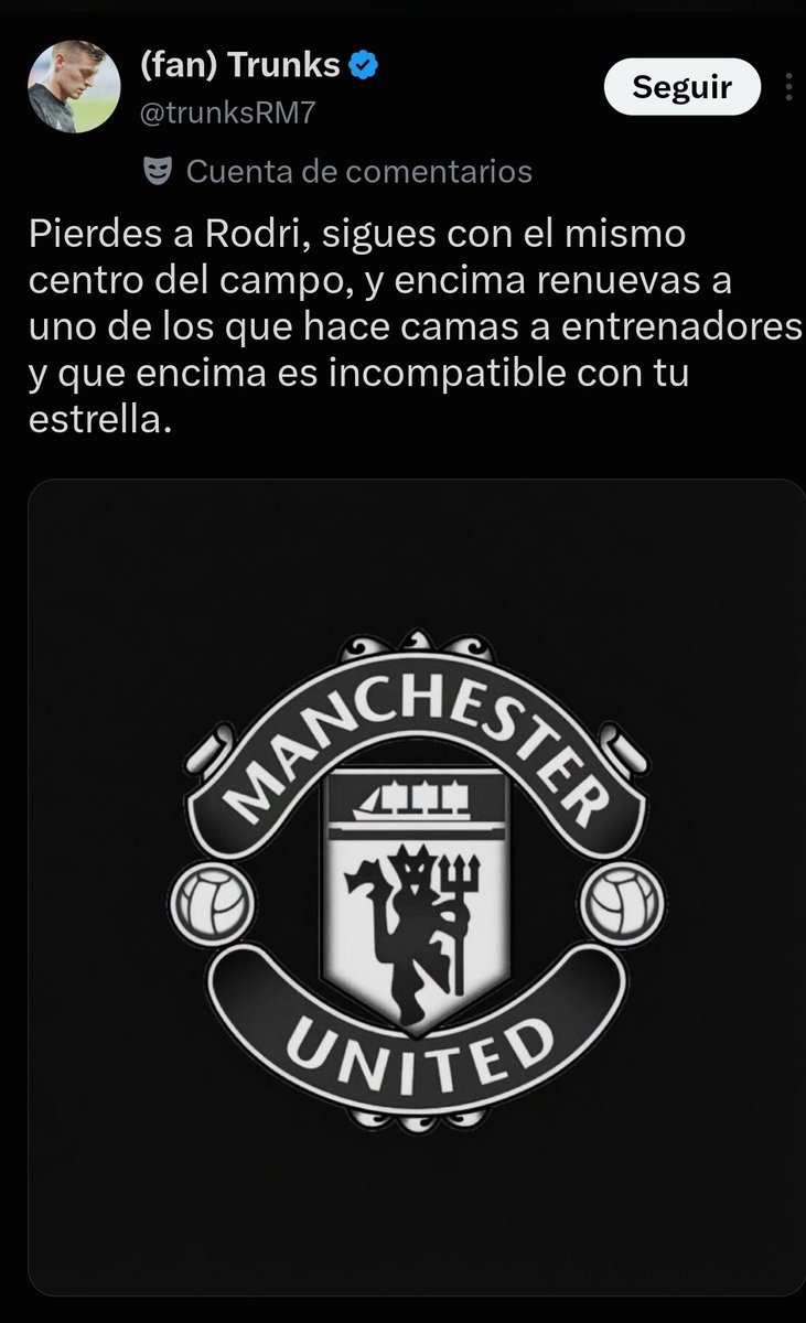 gxxldevini's tweet photo. Recordad, el MADRIDISTA de bien se alegra de la renovación de Vinicius, lo considera uno de nosotros y lo ama a pesar de sus miles de defectos, como Kroos por ejemplo 

Luego están los subnormales de tw Madrid con seguidores a los q hay que insultar y señalar a esos hijos de puta https://t.co/xQtWVdcxjr