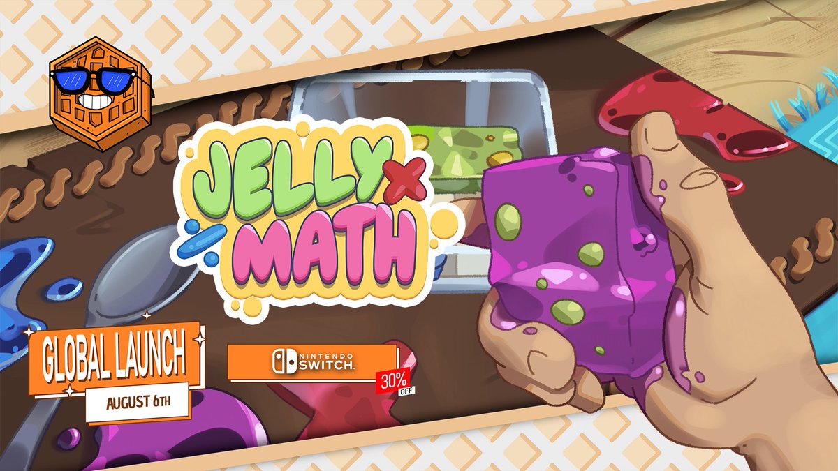 AfilGames's tweet photo. 🧮 NEW LAUNCH + GIVEAWAY! 
Jelly Math is now available on Nintendo Switch!
Combine colorful pieces, build the perfect equation, and put your logic to the test in this clever puzzle adventure!

How to enter the GIVEAWAY:
🔗 Access the link below
✅ Follow the steps

#AfilGames #JellyMath #NintendoSwitch #PuzzleGame #IndieGame