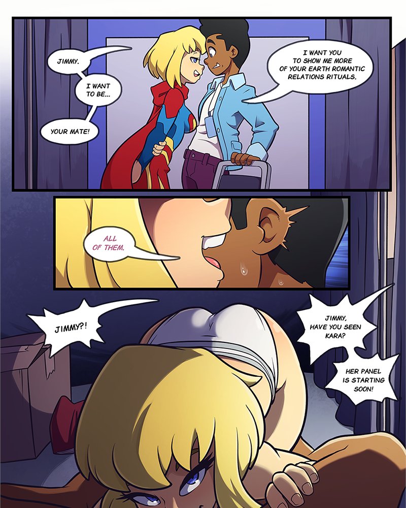 ToHDrawsMore's tweet photo. Did a bunch of Kara stuff last month, she's been so cute this season!  See it all on Pat and SS. https://t.co/THw22wWdzD