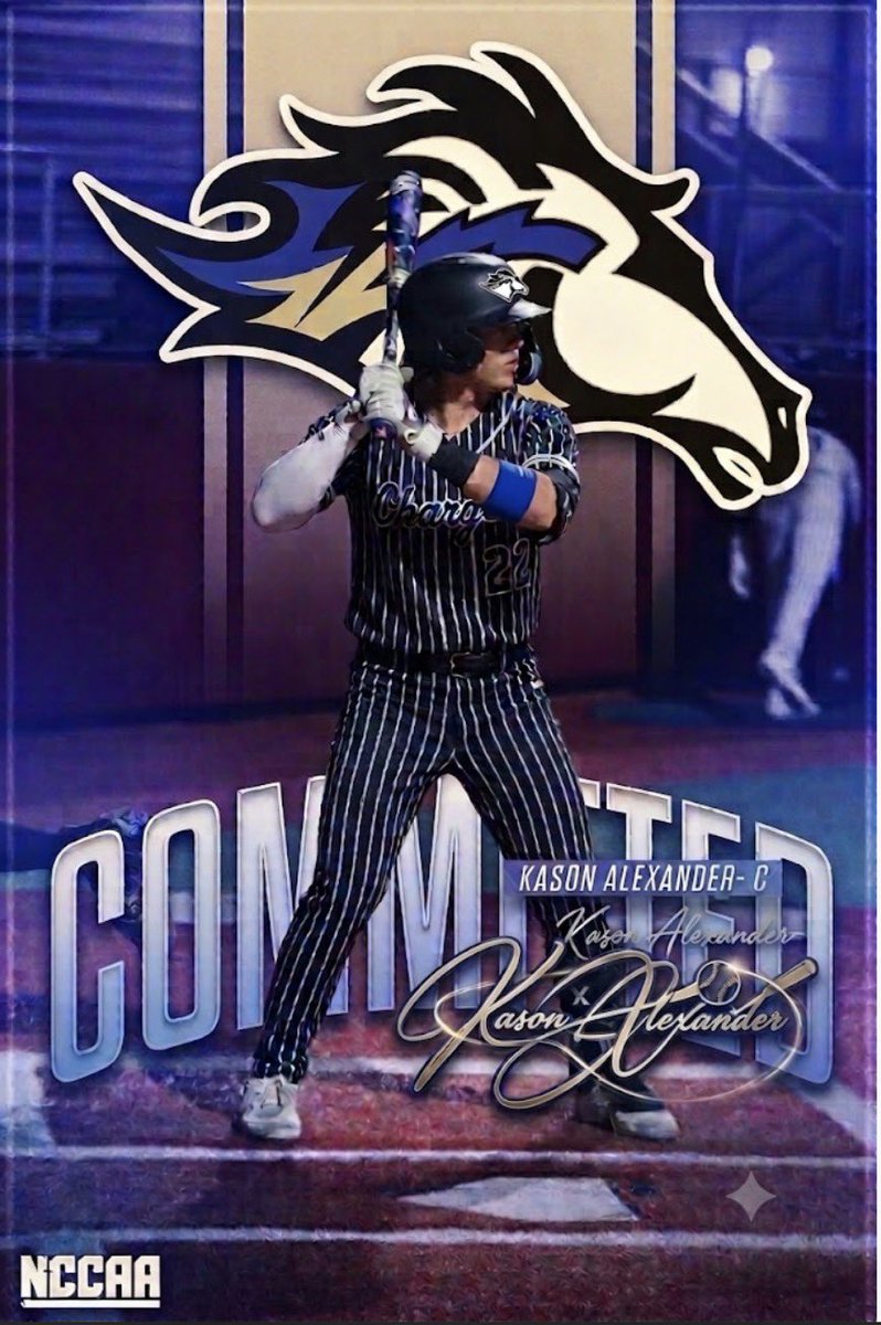 KasonAlexBSBLD1's tweet photo. Like to first of thank God that i can continue my baseball career and second off thank the coaches and staff at @Charger_BSB for the opportunity! https://t.co/i0niHTuTkX