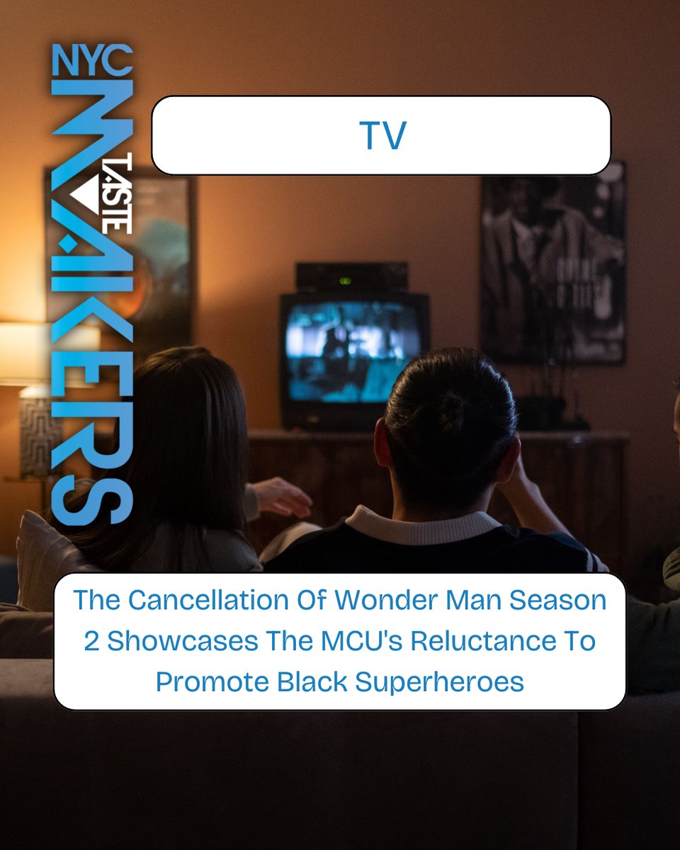 NYC_Tastemakers's tweet photo. The Cancellation Of Wonder Man Season 2 Showcases The MCU's Reluctance To Promote Black Superheroes
Click Below to Read More on this TV op-ed article by Caitlyn Taylor!
https://t.co/PPKUSdIu9c
#NYCTM #NYCTastemakers #OpEd #TV #Marvel #WonderMan #MCU #BlackSuperheroes https://t.co/Qp6bNjiRLZ