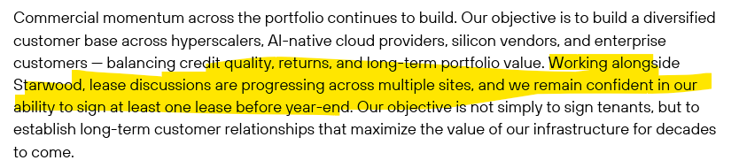 matthew_sigel's tweet photo. Planning an investor day later this year, confident "in one lease this year" https://t.co/8dcM07MMcw