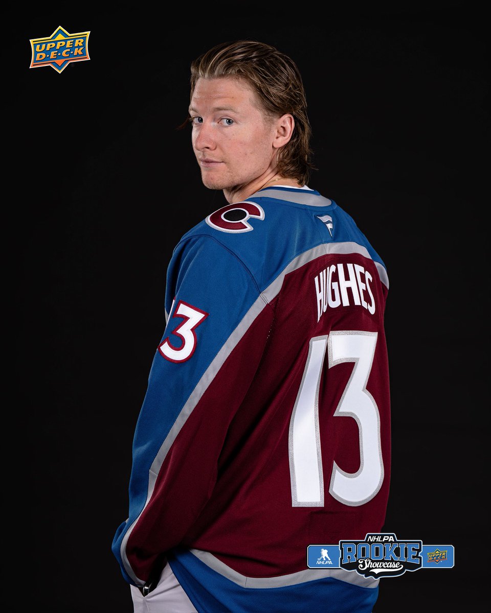 Avalanche's tweet photo. First look at TJ in the Burgundy and Blue 🔴🔵 https://t.co/RFnXS8JhaA