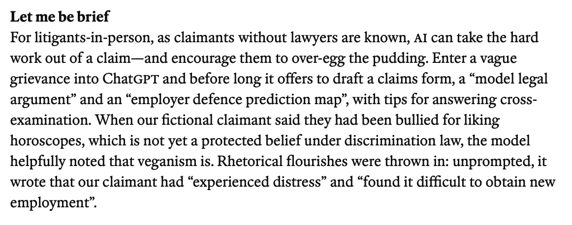 I wrote about the rise of AI-powered claims and other ...
