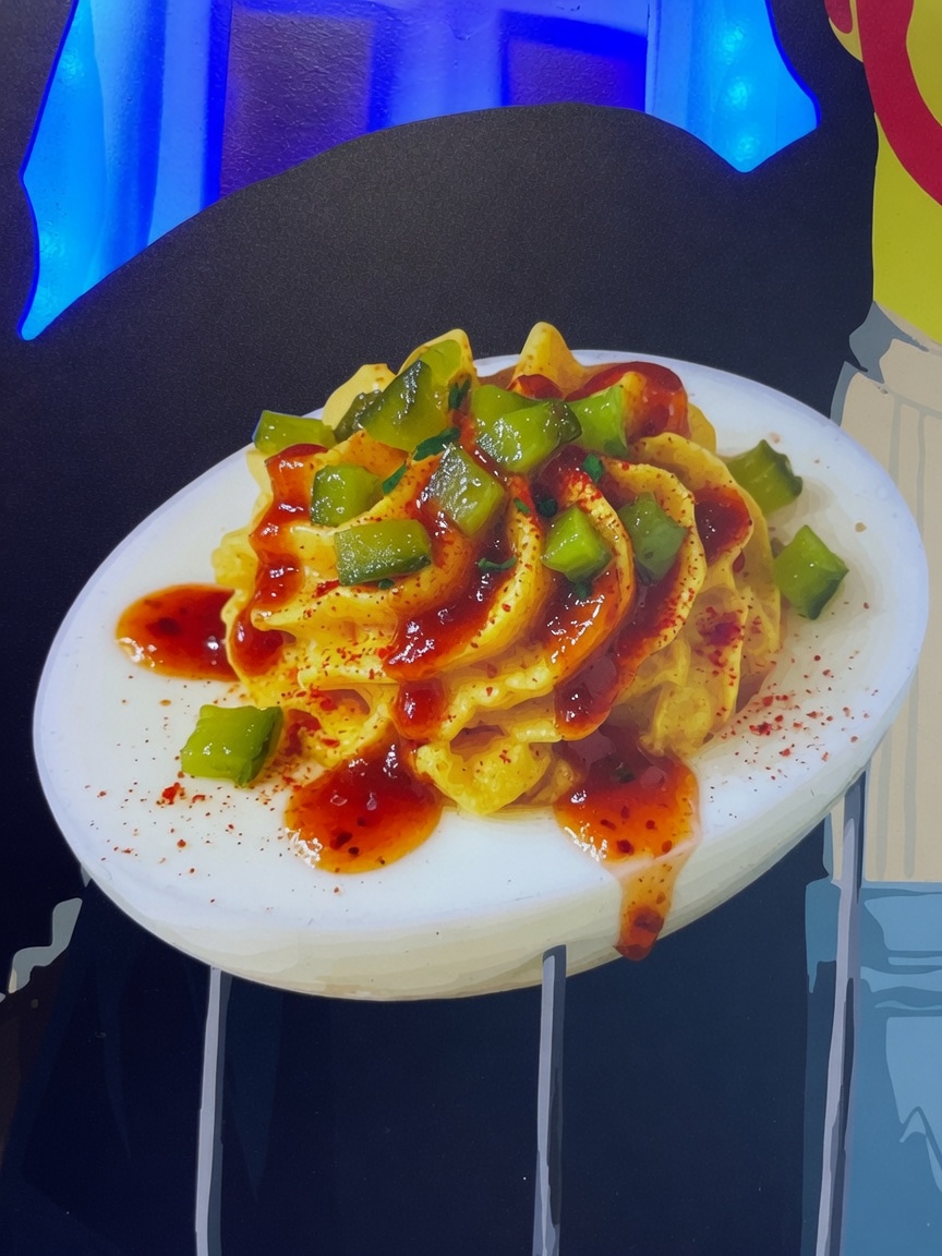 MaverickDuarte's tweet photo. @hotchickendaves add Deviled eggs, tater tots, or baked potato’s to your menu. 🐥🔥

#daveshotchicken https://t.co/irCsu9OCE6