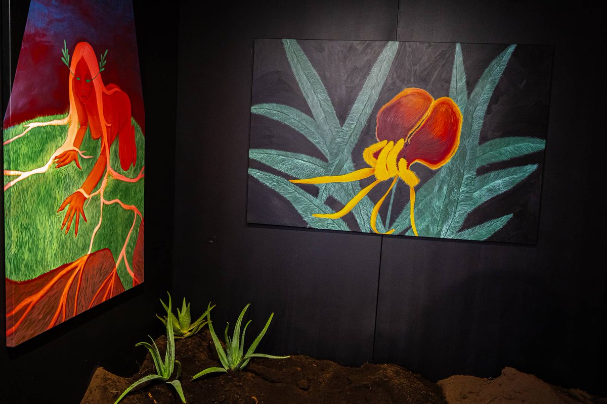 CasadelLago's tweet photo. En diversas cosmovisiones nahuas de Centroamérica, el tunal es una energía asociada a la capacidad de soñar. En Germino–Gemimos–Germinamos, Gabriela Novoa recupera esta idea para pensar los vínculos entre memoria, cuidado y resistencia.
 
Sala Resquicio de 11:00 a 18:00. https://t.co/EiafjABHBF