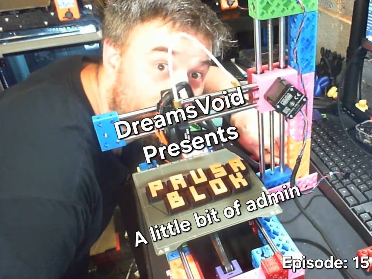 DreamsVoid's tweet photo. The @Prusa3D #PrusABlok Live streams continue!
"Well the bloks start printing and they don't stop printing,
Filament goes in and they just keep comin',
Didn't make sense just to print off 'some',
The Bloks are great, they're so much fun!"
Join the live stream, if you like! https://t.co/m2zx1bLh1G