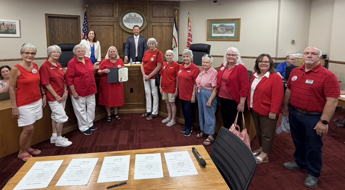 AARPWV's tweet photo. .@AARPWV volunteers and staff joined the @kanawhaus Commission at its August 6 regular meeting for the presentation of a proclamation celebrating 91 years of Social Security. https://t.co/BD0EJFTpOc