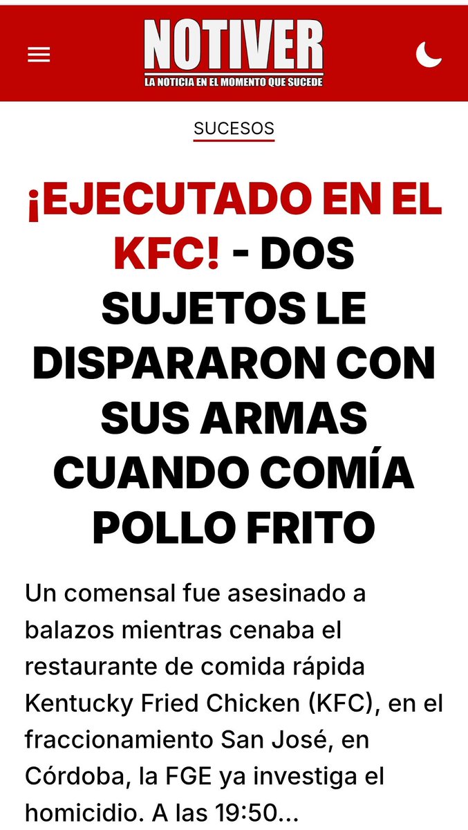 fernandocangas9's tweet photo. @Jezzus_R @Rhevolver 3, en el kfc de mi pueblo se echaron a uno mientras pedia https://t.co/adaFRJ8hau