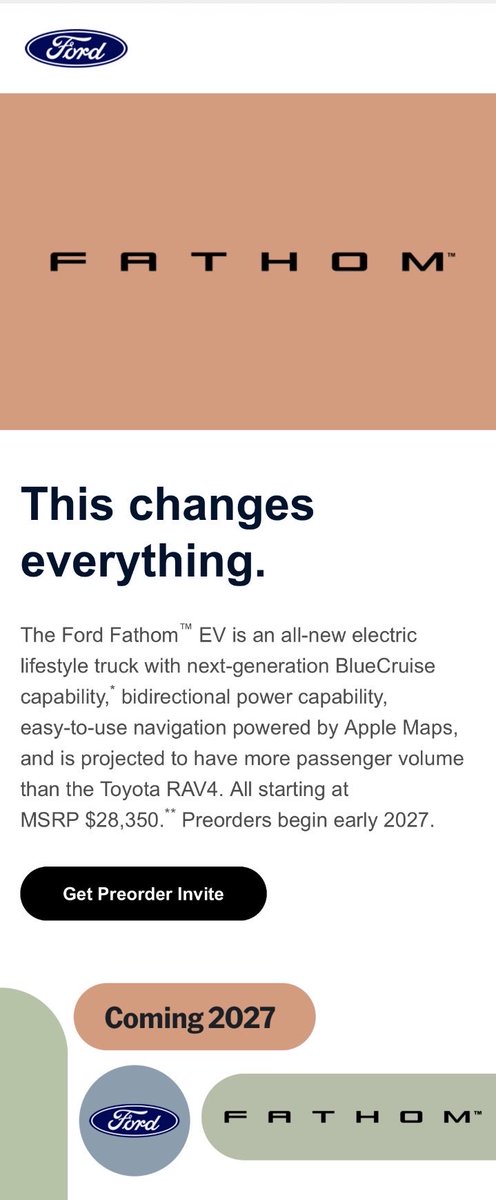 Xtrem_Trainer's tweet photo. @Ford don’t email me stupid shit like this. This is going to be a huge FAIL just like the Ford F-150 Lighting

Another Dumbass EV that will sit on lots &amp; take up space

Ford won’t sell more than 20% of all these

Try listening to what consumers want!
EVEREST, No overpriced Raptor https://t.co/tg7Ml5UXdi