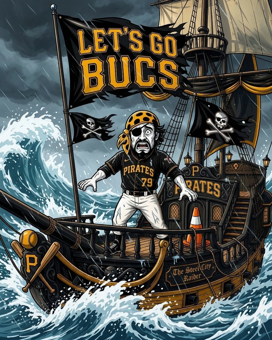 TheBuccosFan's tweet photo. Our @Pirates lose to the @Brewers for the 3rd game in a row, this time by a score of 5-2. A 2-6 Road Trip was dreadful. Next up 3 against the @Mets at #PNCPark. Need to the ship under control for the last 45 games. #RoughWaters #LetsGoBucs https://t.co/MymAthOYGO