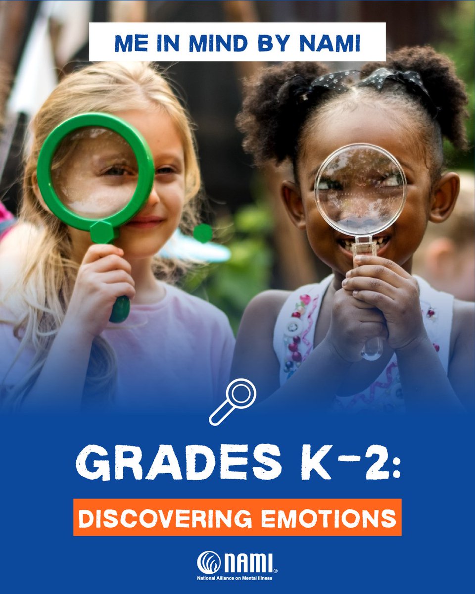 NAMICommunicate's tweet photo. Discover helps young children recognize emotions, express feelings, and build healthy coping skills.

Download free K–2 activities:
https://t.co/F6LWTNOngw https://t.co/1vLwtIjxo7
