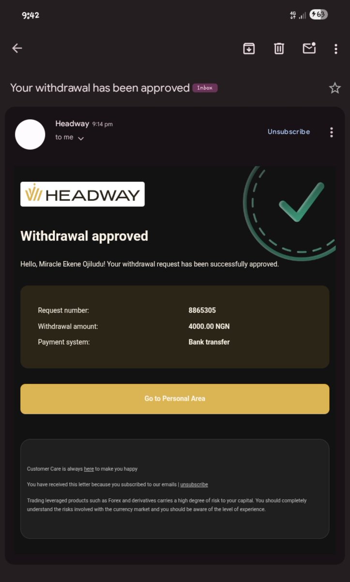 maverick_fourth's tweet photo. I am lucky, I am able to make this profit and withdraw 
I can't wait for next week to execute and make profit 
I think I am done for the week https://t.co/70fUpeDkXO