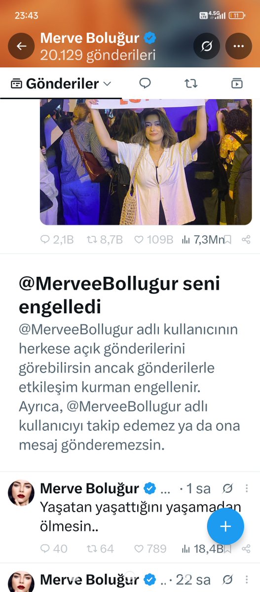 surrealist0's tweet photo. @MerveeBollugur Diğer hesabımdan beni engellemişsin.

Sebebini öğrenebilir miyim ?Engelleme kriterin nedir 🙄 https://t.co/G7JSjVVGvP