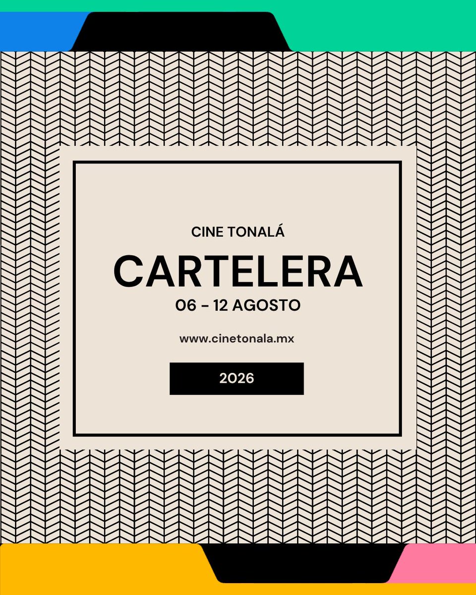 cinetonala's tweet photo. 🍿 Esta semana en Cine Tonalá...

🎟️Cartelera completa en https://t.co/wf7i1qRpQz https://t.co/P3pNJ2NPIy